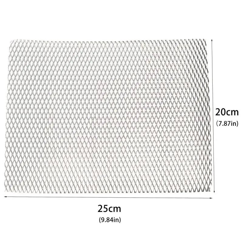 25X20cm 1pcs Sheets Aluminium Modelling Mesh Fine Medium And Coarse Appox Car Grill Mesh Sturdy Metal Mesh