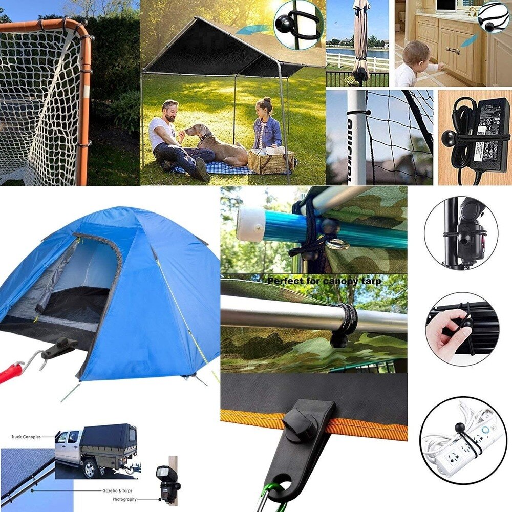 Tarp Clips 20 Packs Tarp Clamps Shark Tent Fasteners Clips Holder Pool Awning Cover Bungee Cord Clip Car Cover Clamp