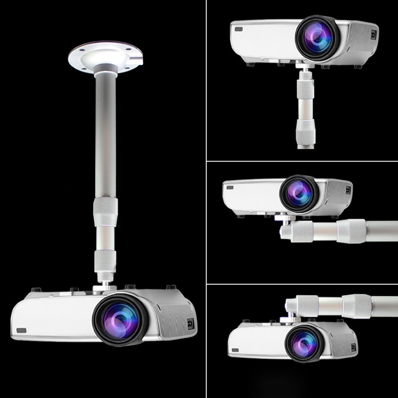 Projector Bracket 30-60cm Rotatable Support Ceiling Wall Hanger Holder Aluminum Mount for Camera/Projector