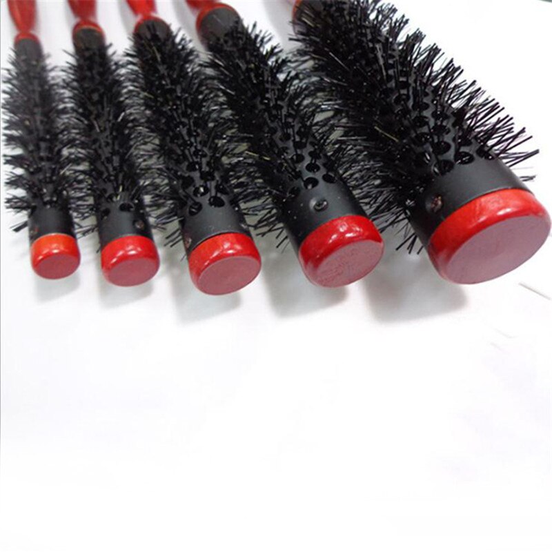 DIY Hairstyle Cuspidal Handle Detangle Hair Comb Roller Round Hair Brush Massage Comb Hairdress Styling Tool 1PC