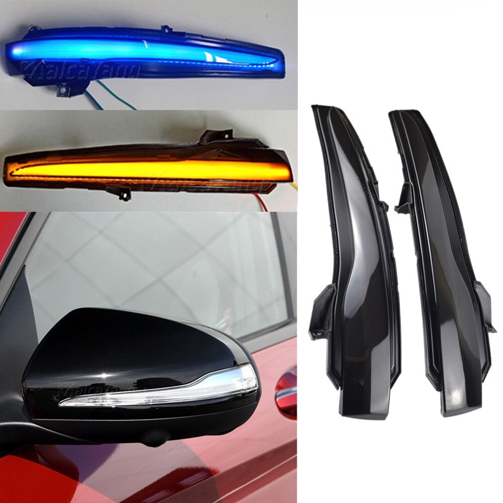 Dynamische Blinker Blinker Für Mercedes Benz C E S GLC W205 X253 W213 W222 V Klasse W447 Sequentielle Seite spiegel Anzeige Licht
