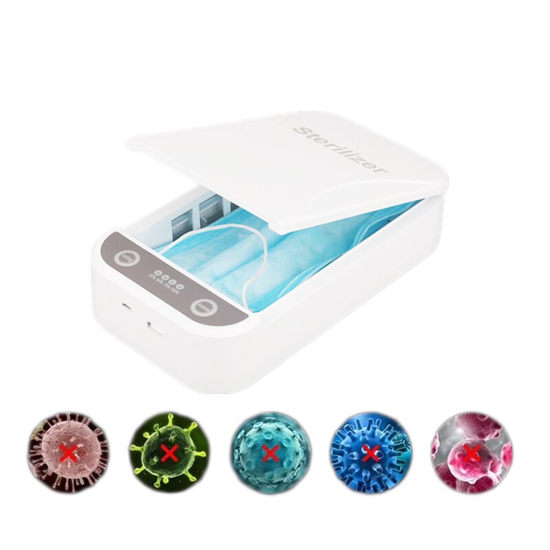 USB Portable Disinfection Coating Machine Mobile Phone Mask UV Disinfection Perfumed UV Ultraviolet Sterilization Box: Default Title