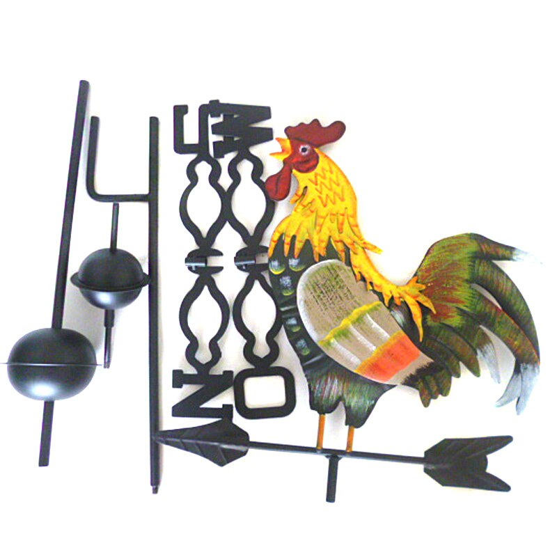 Metalen Windwijzer Met Haan Ornament Haan Weathervanes Tuin Patio Decor Beste Prijs
