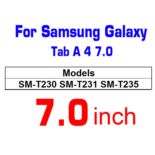 Gehard Glas Voor Samsung Galaxy Tab Een J 7 8 Inch SM-T550 T555 T280 T285 Screen Protector Voor Tab 4 3 8.0 7.0 SM-T230 T235 T310: Tab 4 7.0 T230 T235