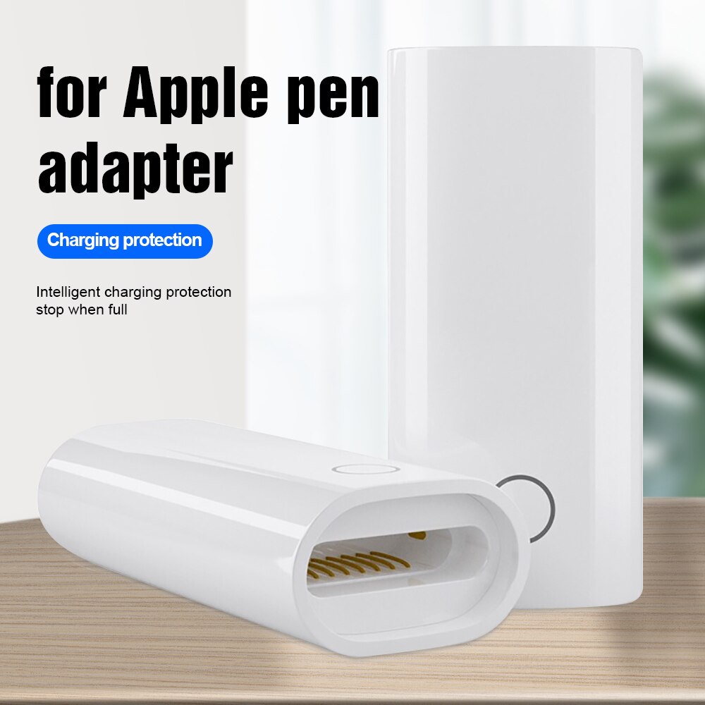 Draagbare Mini Connector Voor Apple Potlood Opladen Adapter Thuis Kantoor Lading Charger Accessoires Voor Ipad 11 Potlood Adapter