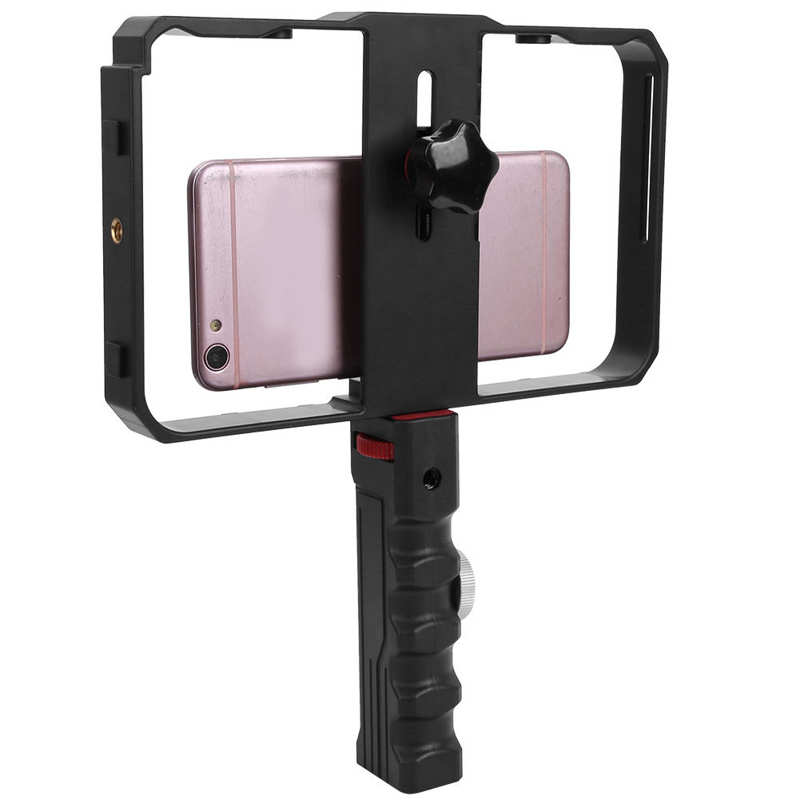 Universele Mobiele Telefoon Handheld Kooi Telefoon Stabilisator Live Schieten Volgen Shot