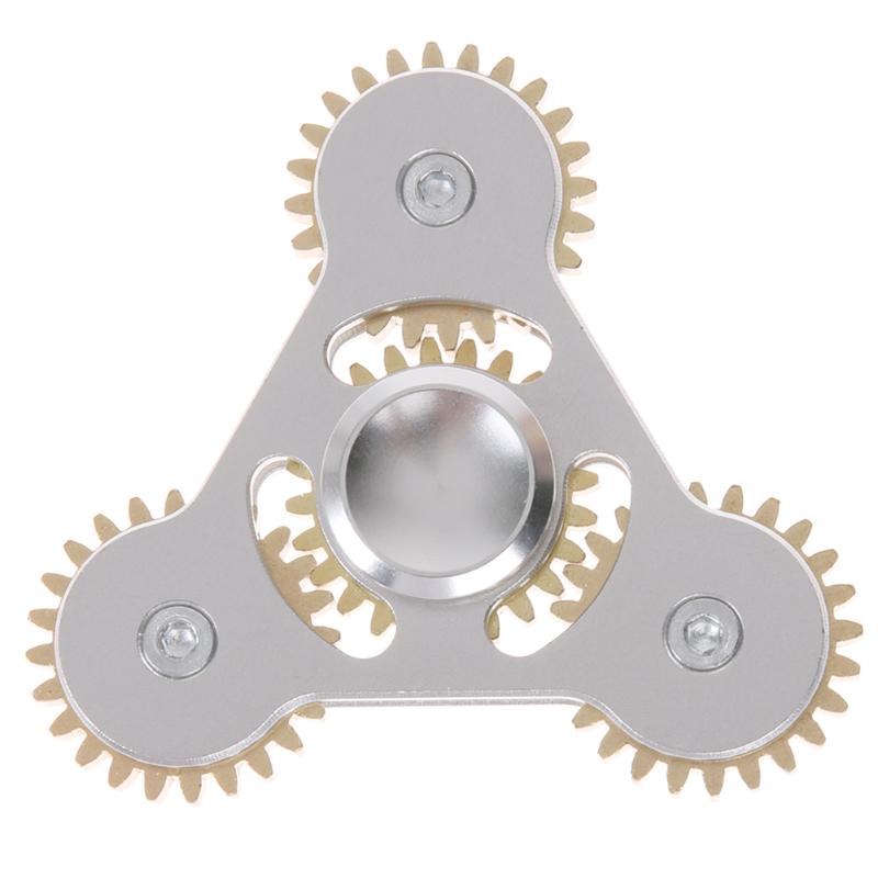 Children Autism Fingertip Gyroscope Rotation Hand Spinner Aluminum Alloy with LED Toy Kids Fidget Spinner Stress Relief Toy Boy