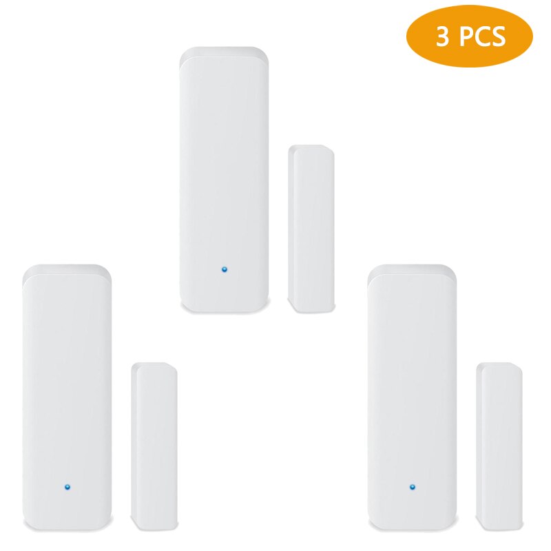Tuya Smart Zigbee Door And Window Sensor Zigbee Smart Home Door Magnetic Graffiti Sensor Work With Alexa And Google Assistant