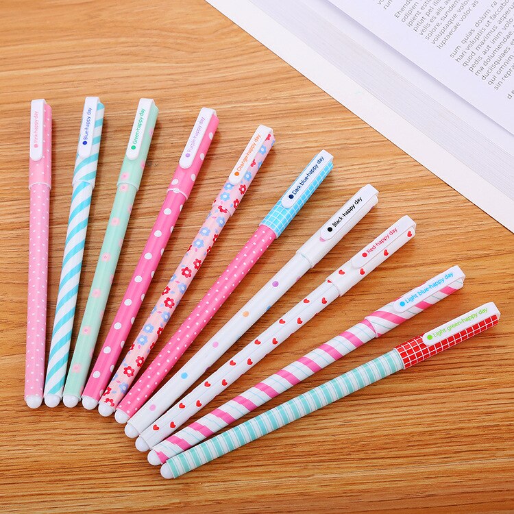 1pcs Cartoon Cactus Style Pen Out of Pencil Case Write Easy and Smooth Pencil Bag Stationery School Supplies: 311-random 1pcs