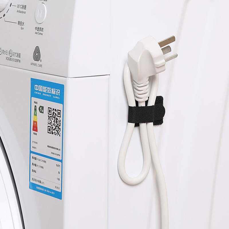 Enrouleur de fil en Nylon avec autocollant auto-adhésif, pour support d'écouteurs de téléphone, protection de cordon de souris, gestionnaire de câbles,