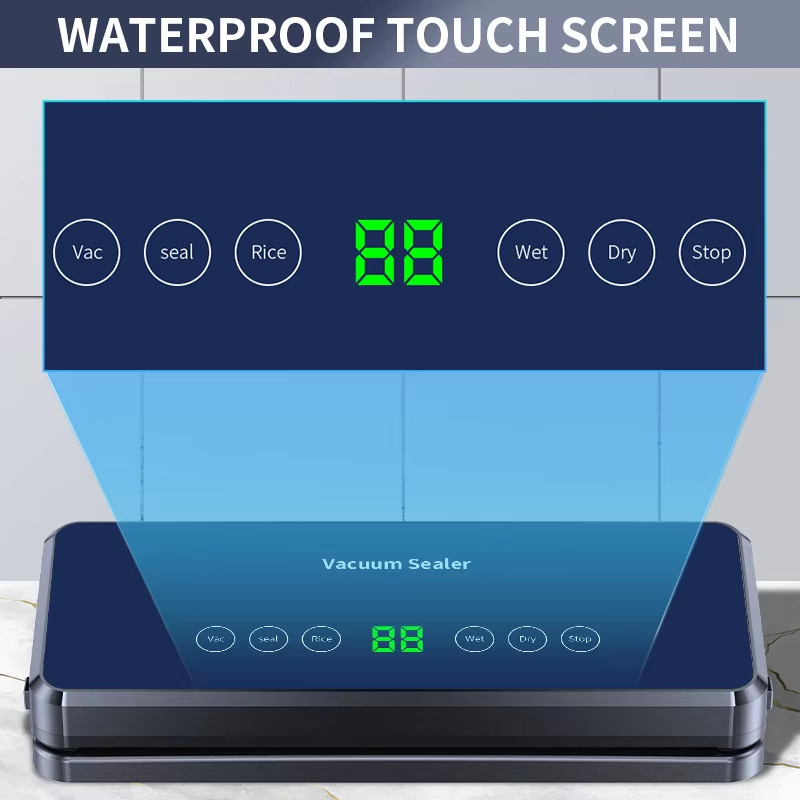 Vakuumforseglingsmaskine til konservering af frisk mad, lille automatisk kommerciel emballage vakuumforseglingsmaskine