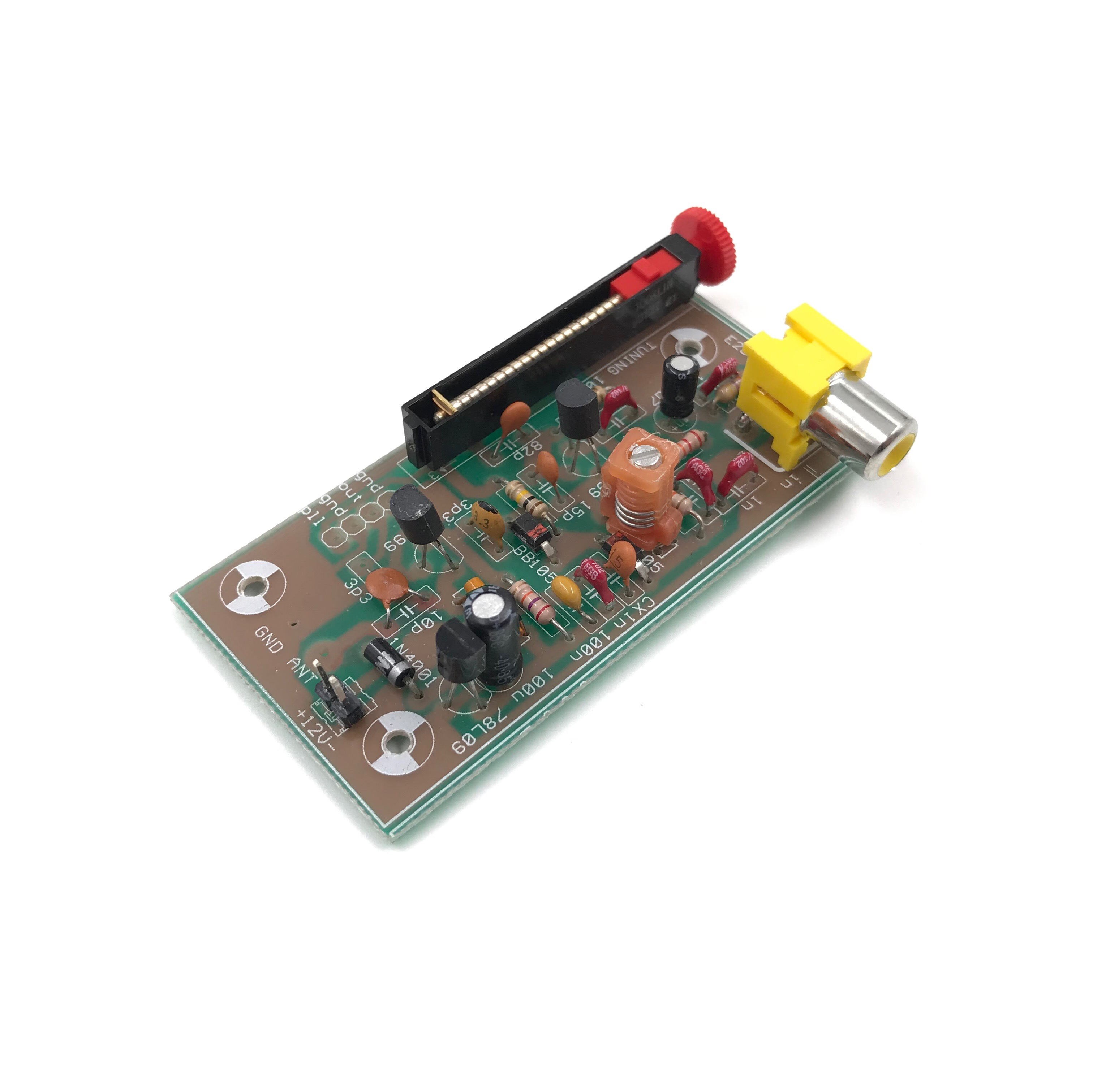 FM Radio Transmitter Circuit Board 200mW Tuner 87Mhz 108Mhz Channel Tuned Broadcast Mono RF Amplifier High Frequency Antenna