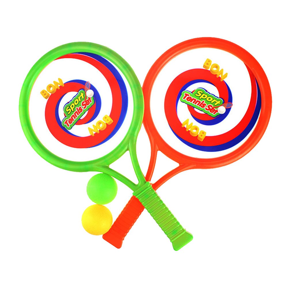 Sports de plein air plage enfants Fitness Intelligence développement formation en plastique Portable jardin enfants raquette de Tennis multi-usage