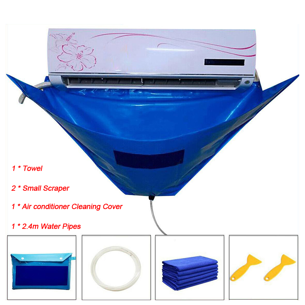 DASNTERED Waterdichte Split Airconditioner Schoonmaakkits Wandmontage Airconditioning Stof Wassen Schoon Cover Airconditioner Service Tas Voor 1 1 5p Opknoping Airconditioners DASNTERED Waterdichte Split Airconditioner Schoonmaakkits Wandmontage Airconditioning Stof Wassen Schoon Cover Airconditioner Service Tas Voor 1 1 5p Opknoping Airconditioners