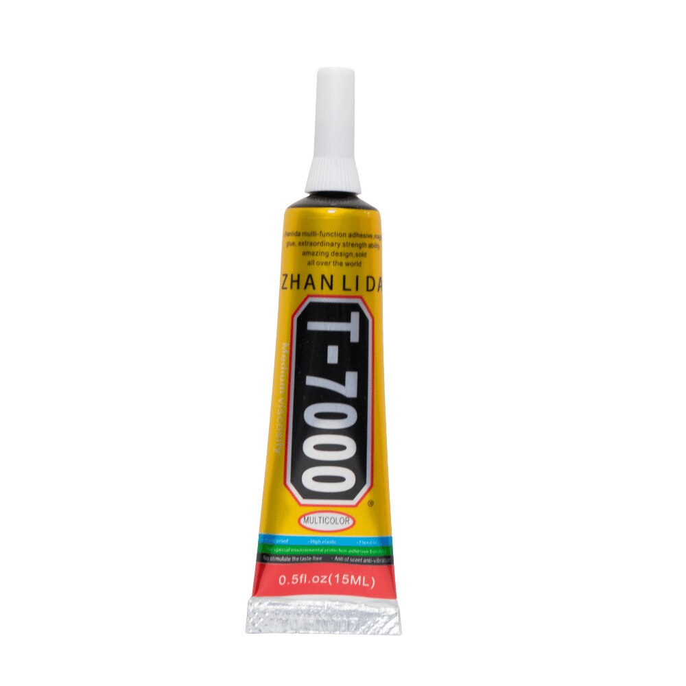 T7000 15Ml Zwarte Contact Mobiel Tablet Reparatie Lijm Elektronische Componenten Lijm Met Precisie Applicator Tip