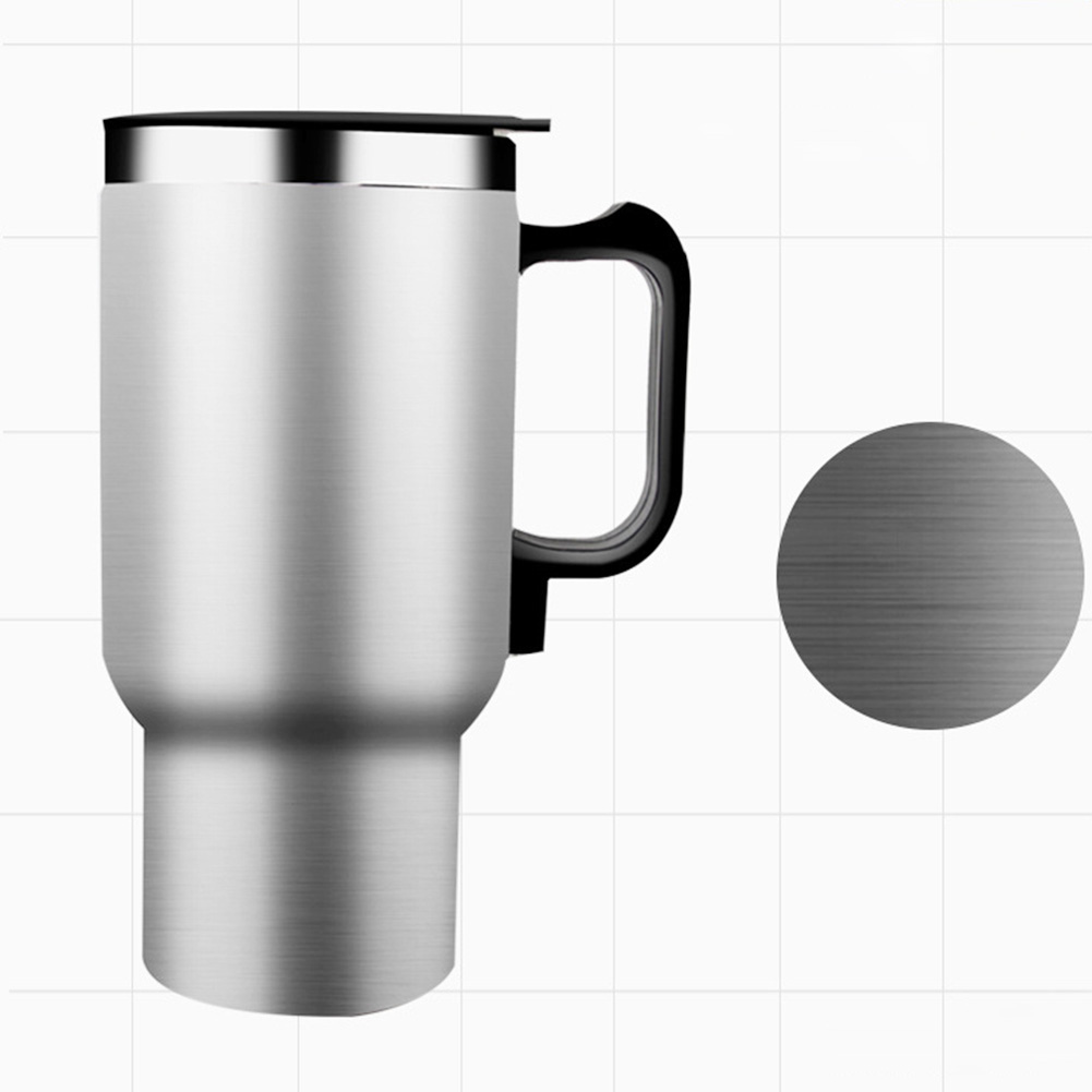 500ml 12v biluppvärmning av fordon i rostfritt stål vattenkopp vattenkokare kaffeuppvärmd mugg bil vattenkopp flaska mugg bil vattenkopp flaska