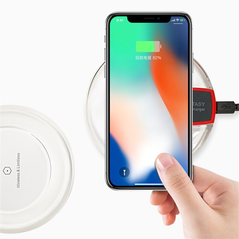 Qi Caricatore Senza Fili per iPhone X XS 11 Pro Max XR 8 Plus Samsung Galaxy S8 S9 S10 S20 Più xiaomi 9 10 Pro Pad di Ricarica Senza Fili