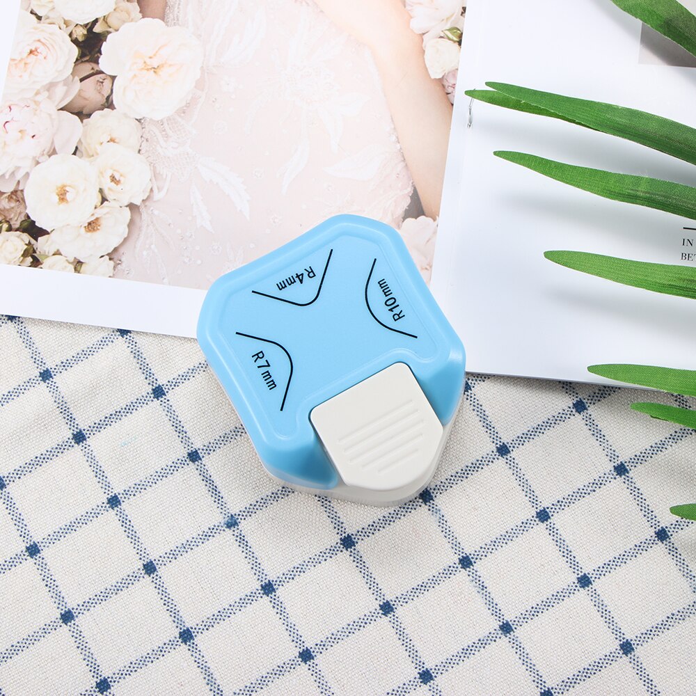 Round Corner Trimmer Cutter for Card Photo Paper Laminating Pouches 3-in-1 Mini corner trimmer Corner Rounder Punch
