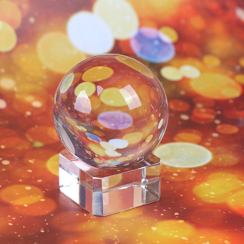 1Pc boule de cristal Quartz verre Transparent boule sphères verre boule photographie boules cristal décor Feng Shui 20/30/40mm
