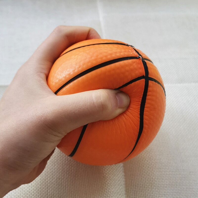 Pelotas de baloncesto de 10cm para bebés, bolas para apretar de espuma suave, antiestrés
