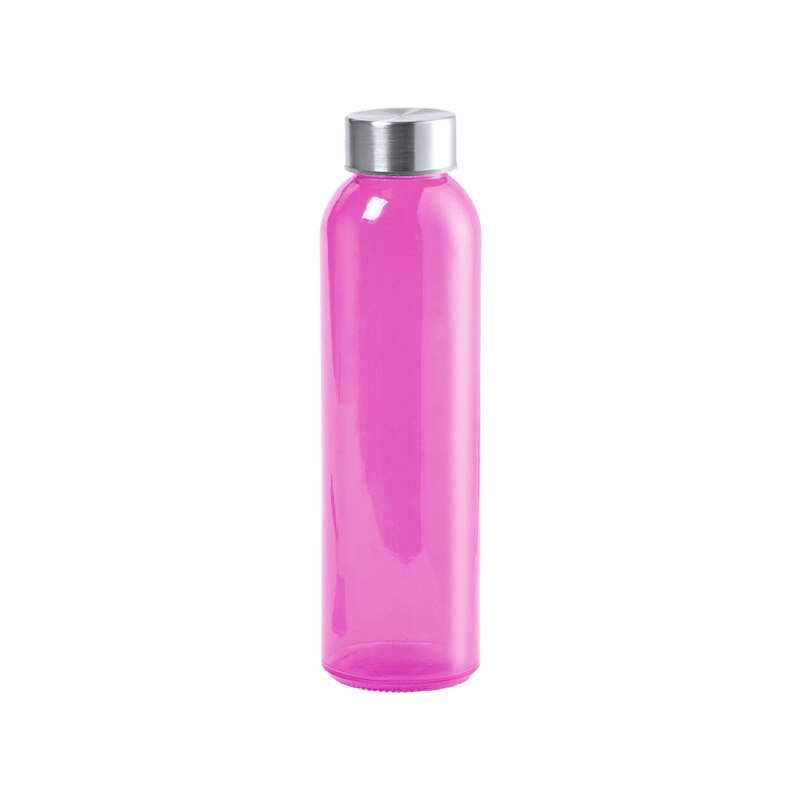 TIENDA EURASIA® Vasos Botellas De Para Agua Niños Deportiva Tazas Water Bottle Cristal Bicicleta Deporte Gimnasio Ciclismo Garrafa Gym Termica: ROSA