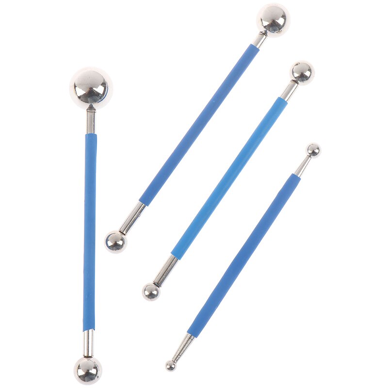 4 st dubbelstålpressad kulplattor injekteringsverktyg reparera stick skrapverktyg