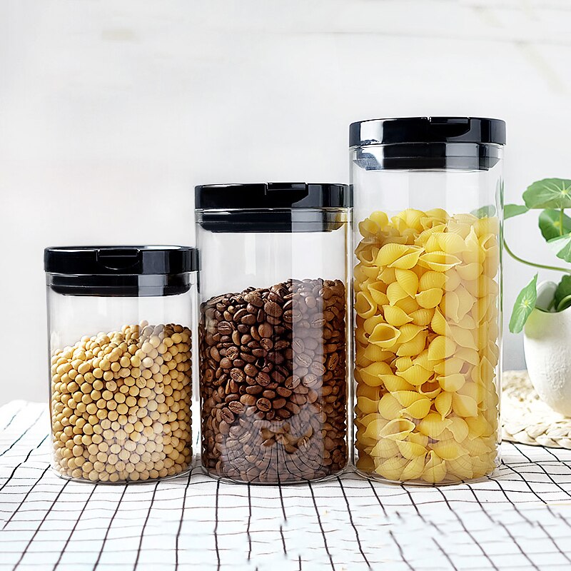 Glazen verzegelde blikken koffiefles verzegelde voedselorganizer tank melkpoeder graan thee bewaarpot keukenbenodigdheden  mx6201109
