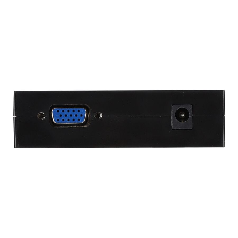 VGA Splitter Computer Accessory 2-In-1-Out 2 Port Switcher HD Display Accessories for Host Switch Black