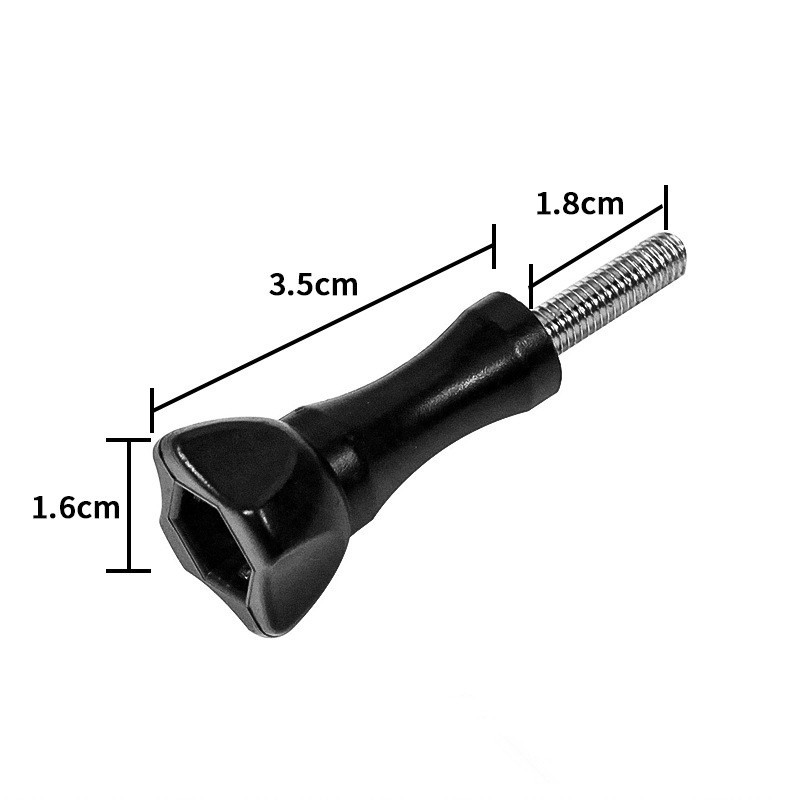 Tornillo largo para accesorios de montaje de Cámara de Acción para GoPro 13 12/11/10/9/8 Insta360 X4 DJI Action 5 Pro 3 4 Go Pro Accesorios