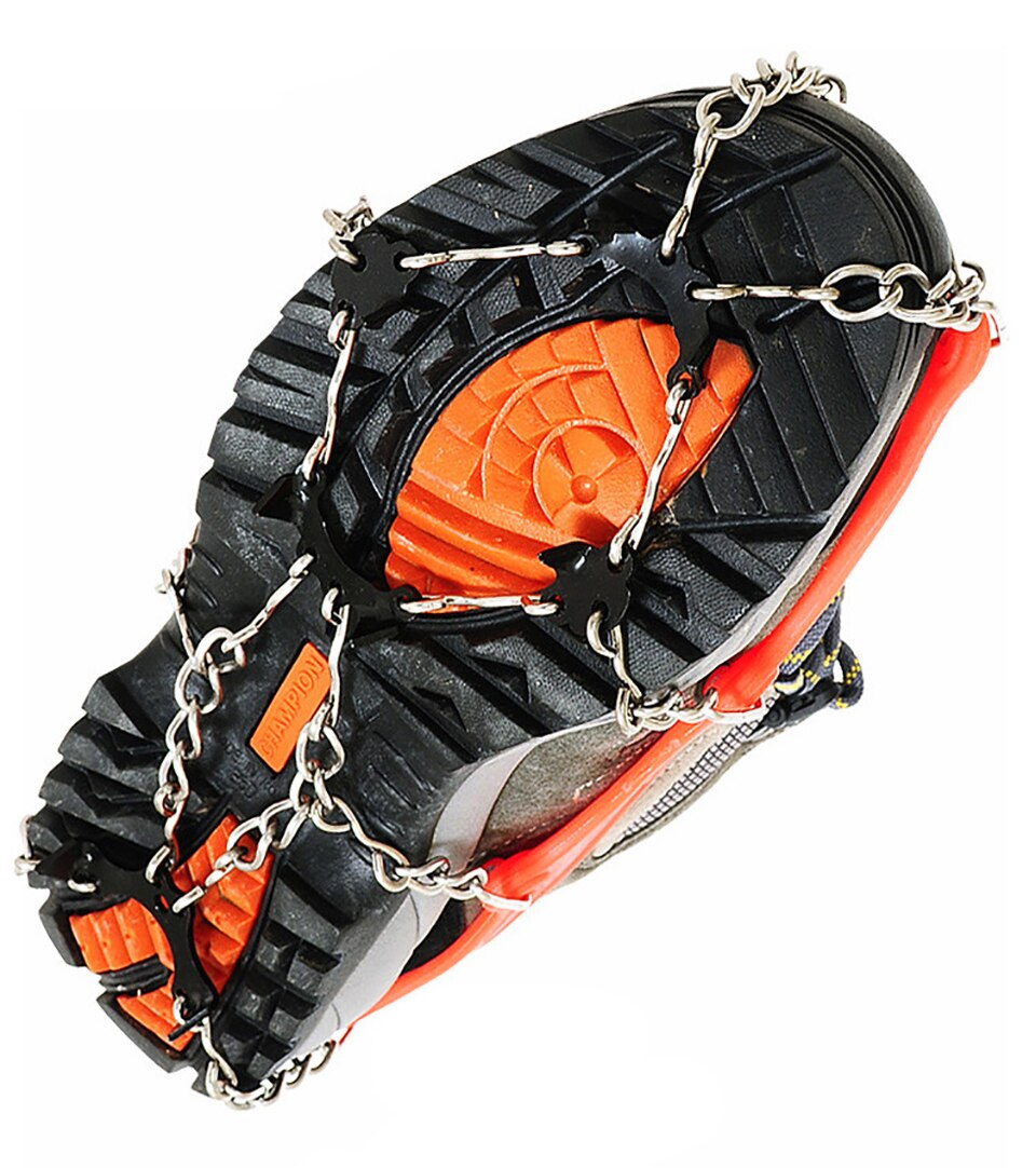 Crampons - 8 Teeth - Anti-Slip Ice Snow Spikes - Hiking Climbing Gear
