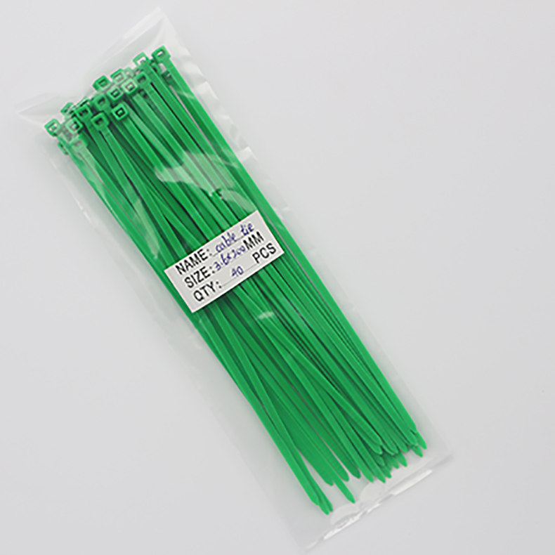green color Self-locking plastic nylon tie cable t... – Grandado
