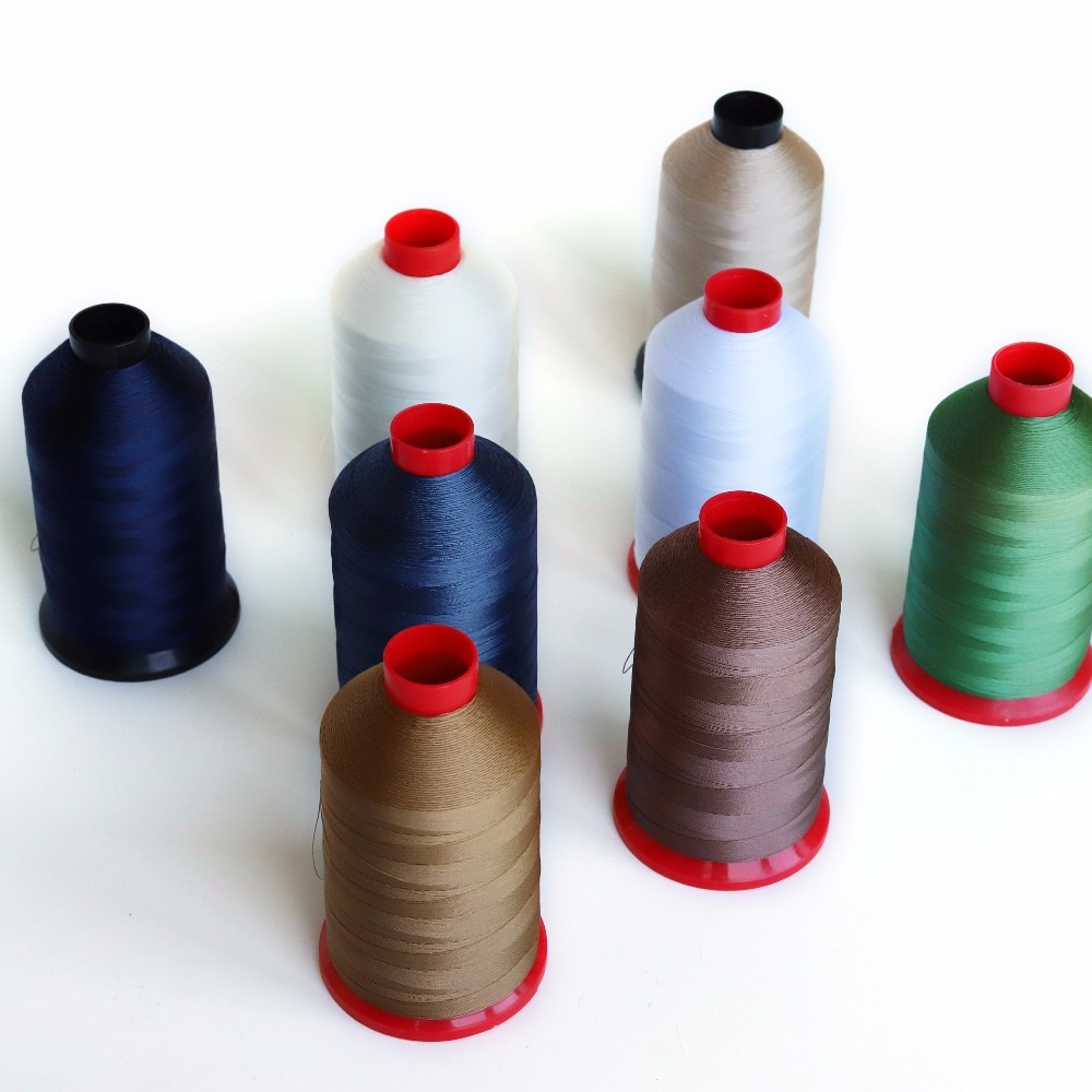 3000 Yards Tex 70 Nylon Gebonden Draad V69 Leathers Bekleding, Canvas Hoge Sterkte Zware Naaigaren 210D/3