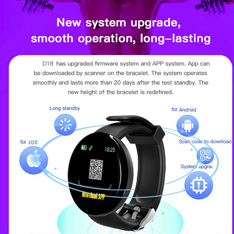 nouvelle montre intelligente hommes pression artérielle ronde Bluetooth Smartwatch femmes montre étanche Sport Tracker WhatsApp pour Android Ios