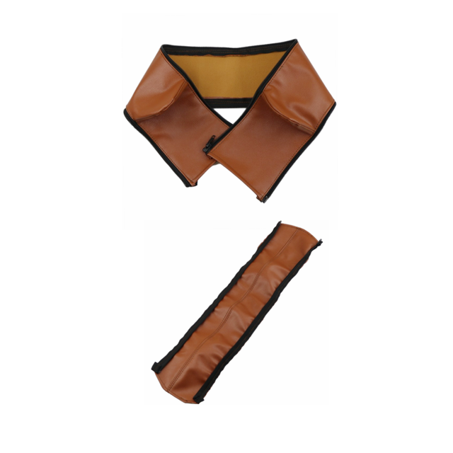 Manico per carrozzina in pelle Pu per Stokke Xplory V4 / V5 passeggino bracciolo custodia protettiva coperture accessori per carrozzina: 2pcs brown