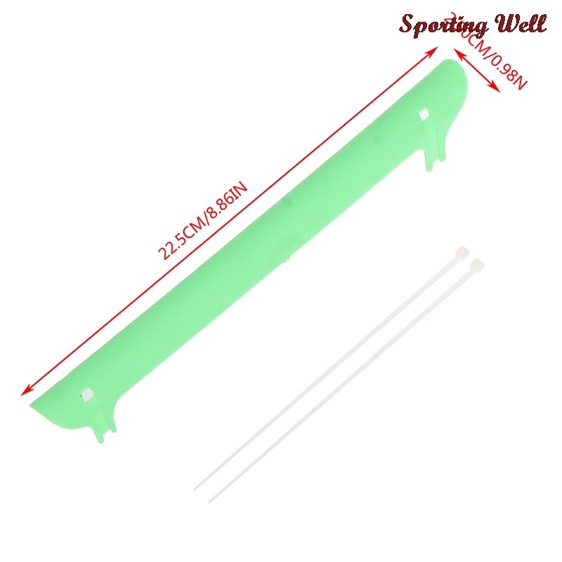 Protector de cadena para bicicleta, Protector de cadena de plástico colorido para ciclismo, Protector de marco de cuidado, piezas de ciclismo, 1 ud.: Verde