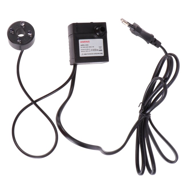 5W Submersible Water Pump Adjustable Water Flow for Ponds Fountains Tank Statuary Fish: Size 5