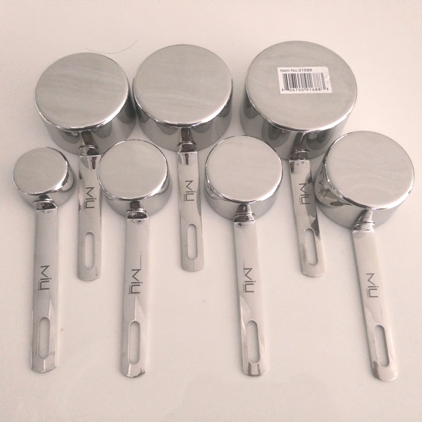 MIU France 7-Piece Stainless Steel Measuring Cup Set