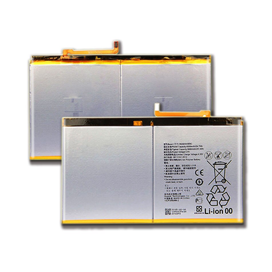 Tablet Battery HB26A510EBC - 6660mAh - Li-ion Lithium Polymer - For Huawei MediaPad M2 10