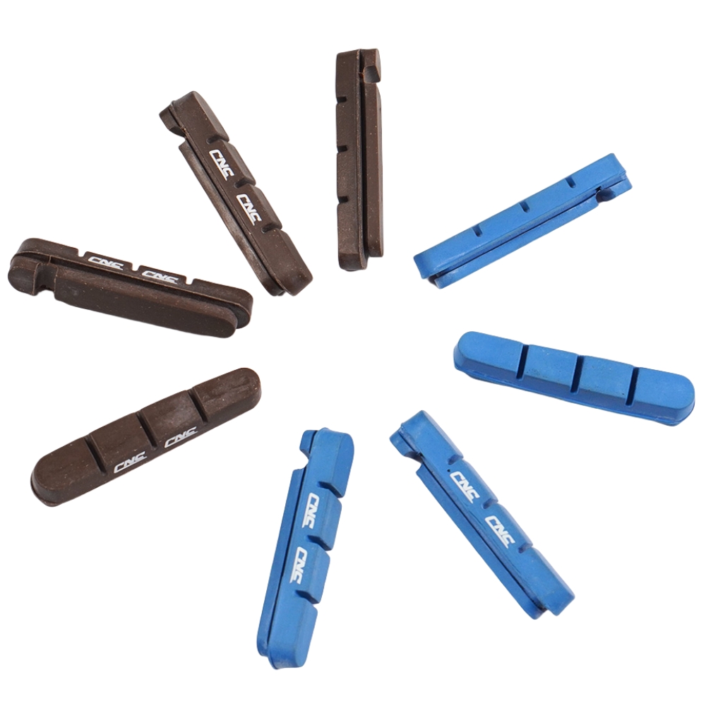 CNC fietsaccessoires, carbon velgremblokken, racefiets remmen remklauw blokschoenen, voor Shimano V/C remklauw, kurkhout