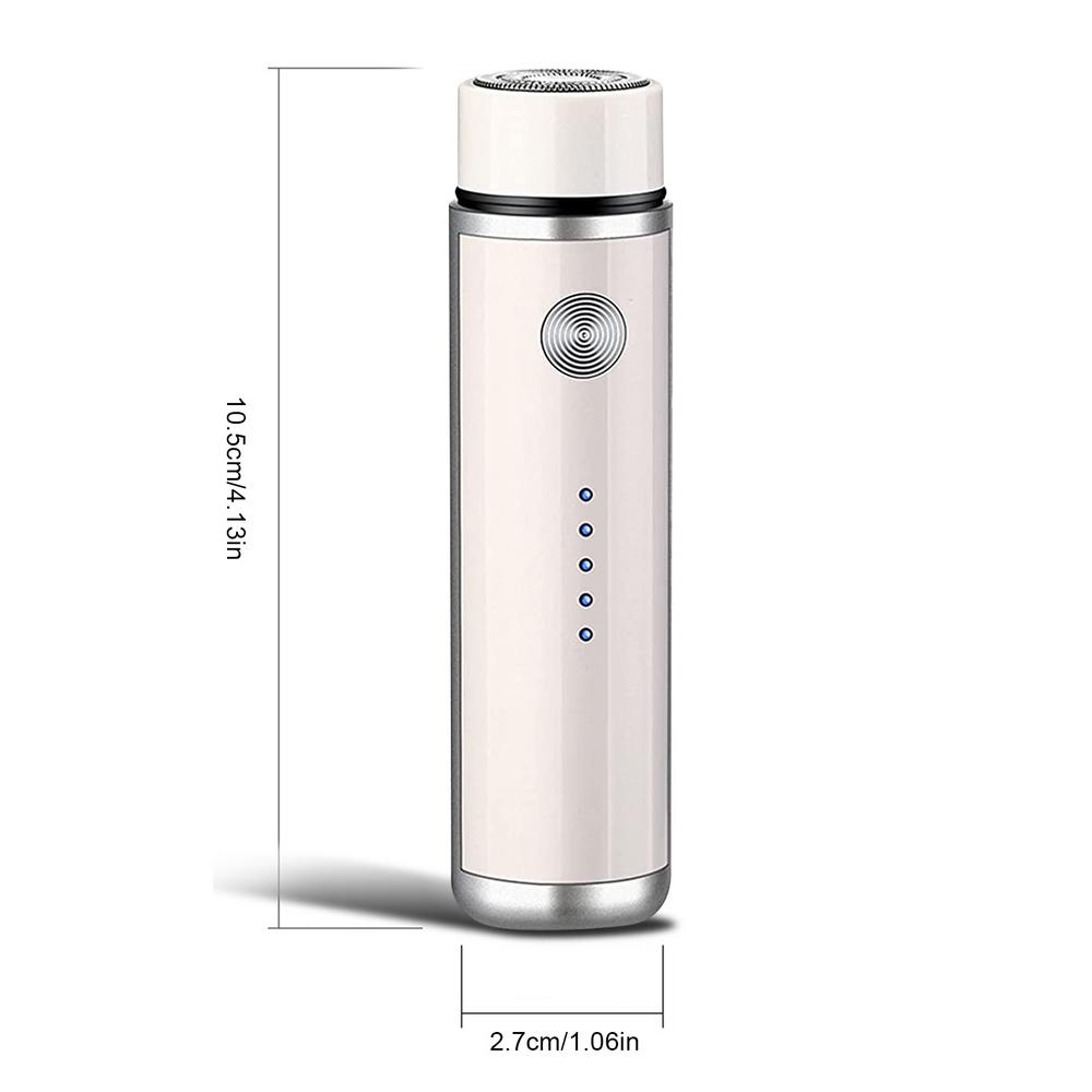 Mens Electric Shaver Washable Electric Razor USB Rechargeable Razors Waterproof Compact Low Nose Mustache Trimmer For Wet And Dr