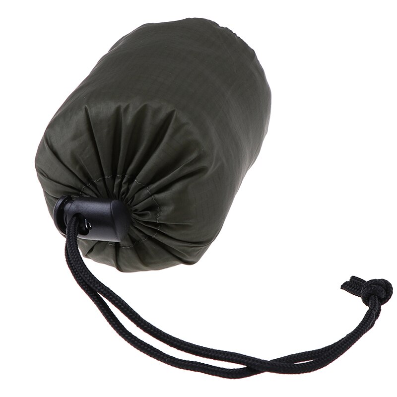 1pc letvægts opbevaringspose udendørs nødopbevaring med posesnor til campingvandring camping sovepose
