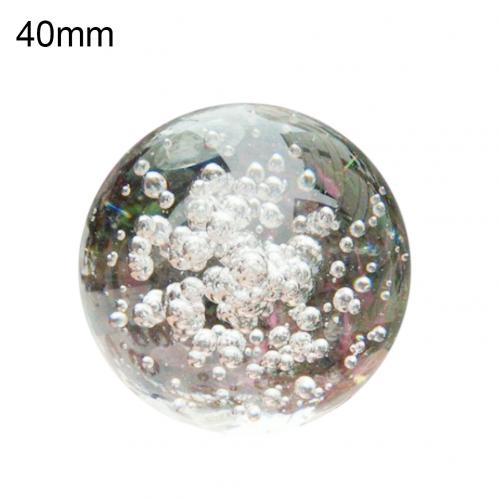 Transparent Glass Crystal Ball 30/40/80/100mm Sphere Photography Photo Shooting Props Lens Clear Round Artificial Ball Decor: 40mm