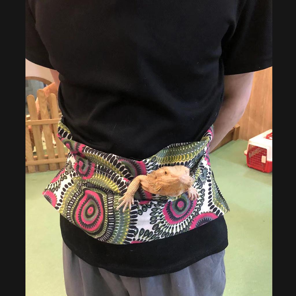 Bearded Dragons Lizards Sling Carrier Comfortable for Hamster Leopard Gecko