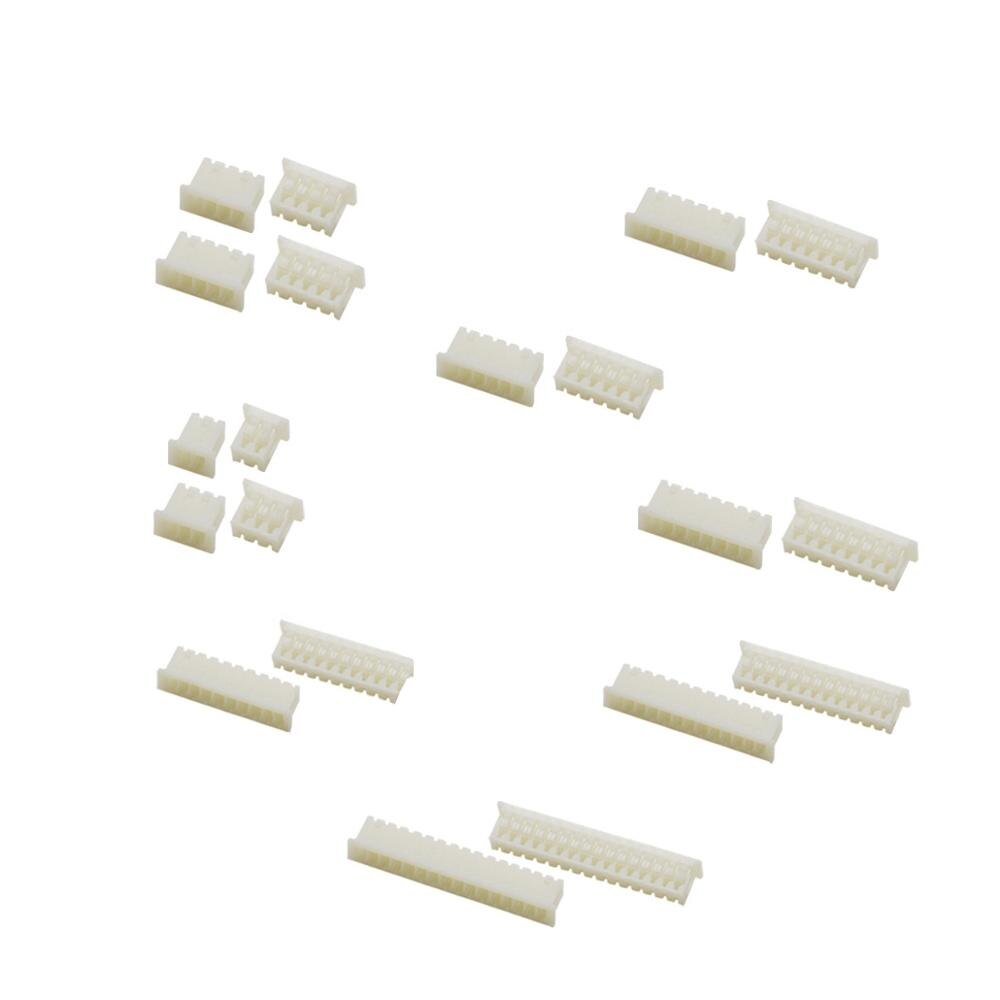 50pcs/lot Original 1.25mm pitch connector terminal rubber shell plug connector 2P 3 4 5 6 7 8 10-16pin