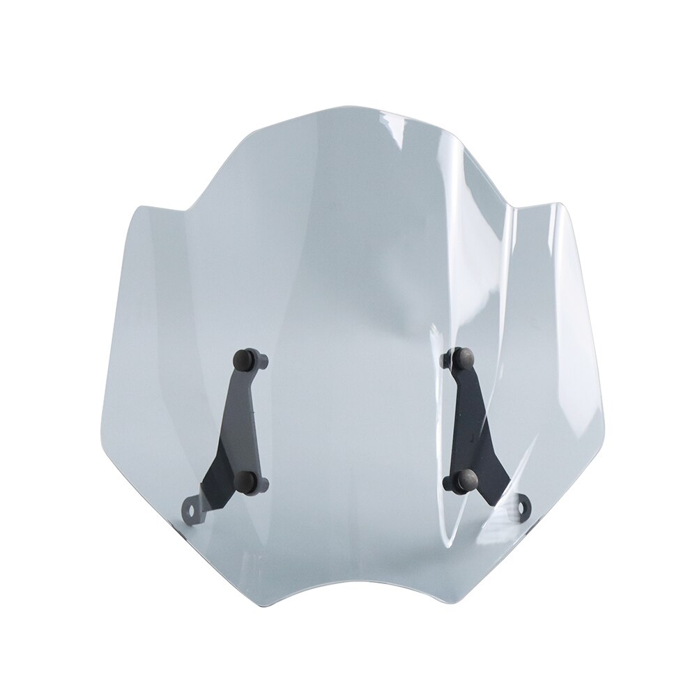 For Triumph Trident 660 Trident660 Motorcycle Front Screen Lens Windshield Fairing Fly Headlight Windscreen Deflector: Light smoke