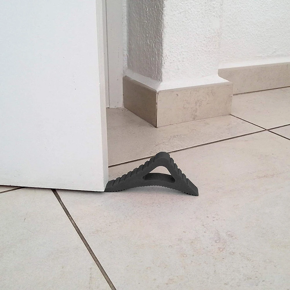 Fermaporta in gomma Riutilizzabile Blocco da pavimento Cuneo per porta Fermaporta Limitatore per finestra di casa Home Office Fermaporta anticollisione Fermaporta