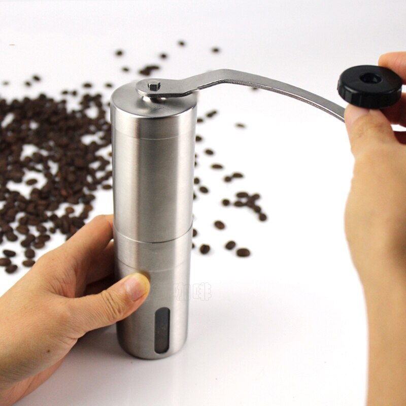 Koffiemolen Tool Hand Handkoffiemolen Molen Koffieboon Spice Mini Slijpmachines Keuken Tool Hand Molen Rvs