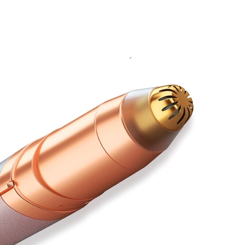 Elektrische gezichts- en wenkbrauwontharingsapparaat, epilator, mini-wenkbrauwscheerapparaat, scheerapparaat, direct pijnloos, draagbaar epilator, scheerapparaat voor het scheren van de wenkbrauwen.