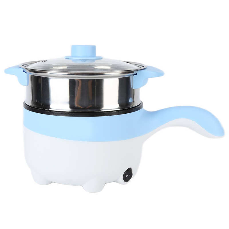 Olla de cocina eléctrica para coche, olla antiadherente multifunción de acero inoxidable con vaporizador, 24V, 2L