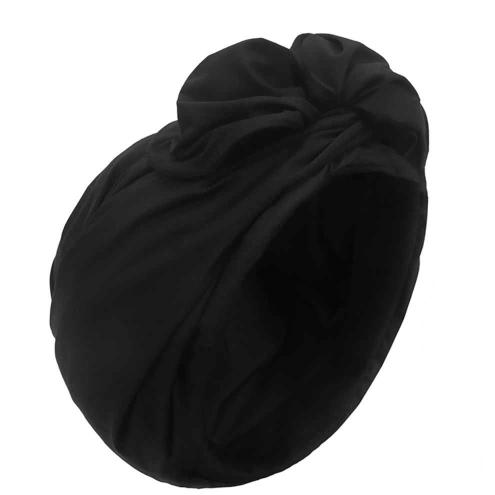 Pañuelo musulmán para mujer, diadema de algodón, envolturas para la cabeza africanas, turbante Retro para gorros de mujer, gorros, tocado musulmán: Azul